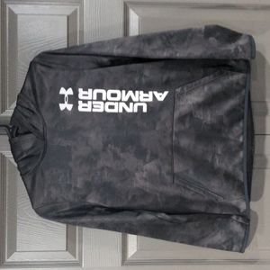 Boys Black Under Armour Hoodie